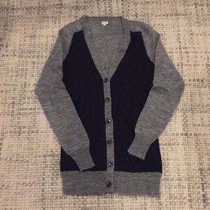 Jcrew wool cardigan